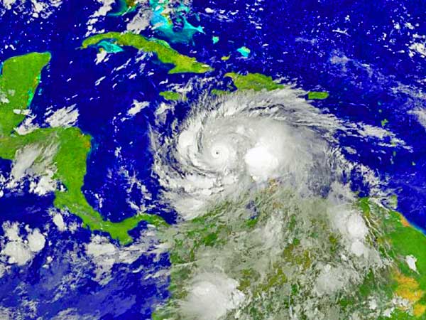 Hurricaine Matthew in the Carribean