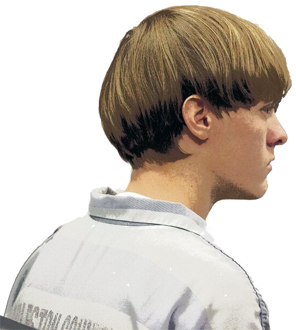 Dylann Roof at Trial in Charleston SC