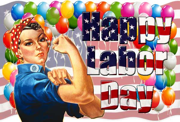 Happy Labor Day with Rosie the Riveter
