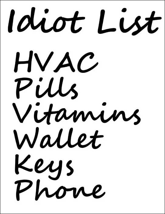 Idiot List