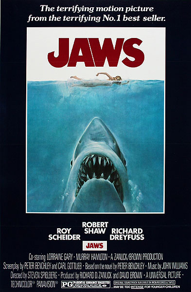 Jaws Movie Poster 1975