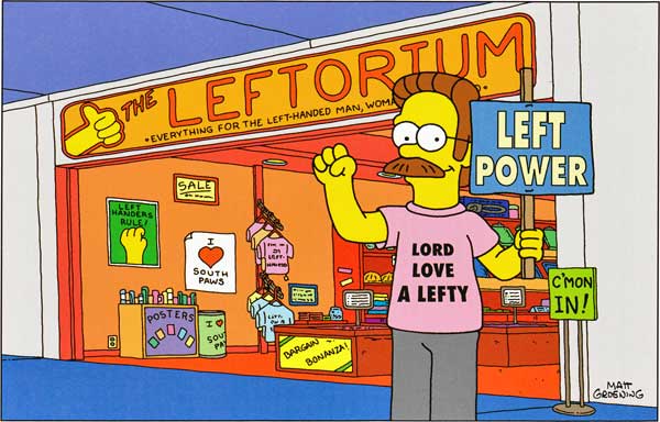 Ned Flanders Leftorium from The Simpsons