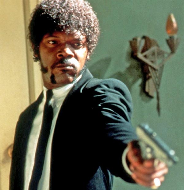 Pulp Fiction Ezekiel 25:17 gag by Tarantino Pulp Fiction Ezekiel 25:17 gag by Tarantino
