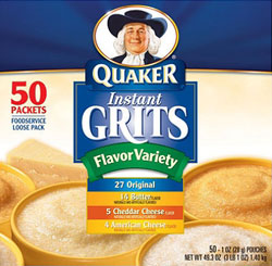Quaker Instant Grits Packs