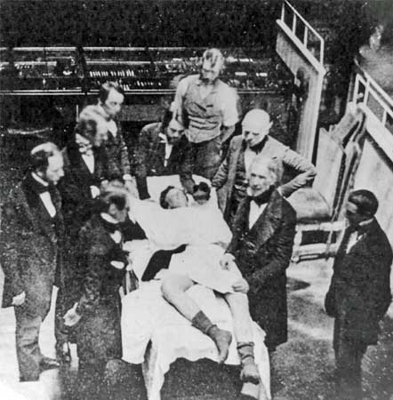 Southworth Hawes First etherized surgery reenacted
