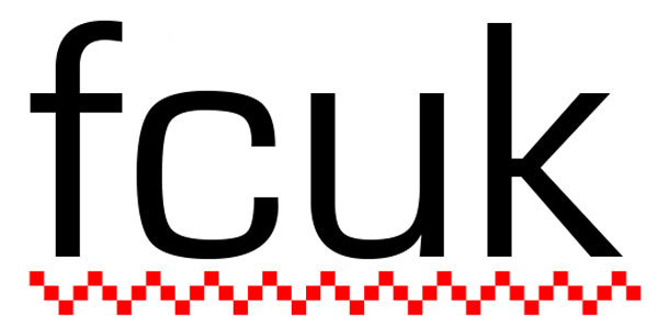 fcuk typo minimal by jazzle on DeviantArt