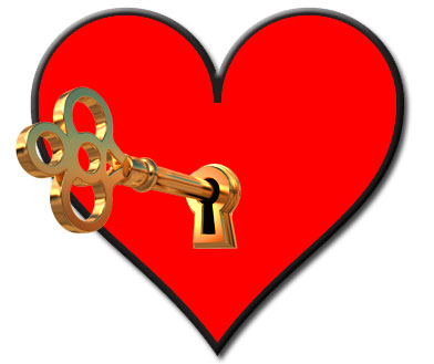 heart under lock and key