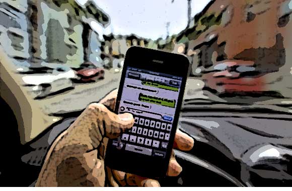 Texting while driving is ILLEGAL