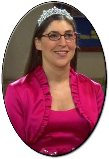 Amy Farrah Fowler in Tiara