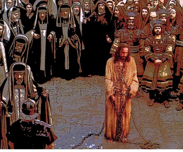Christ brought before Pilate by the Sanhedrin