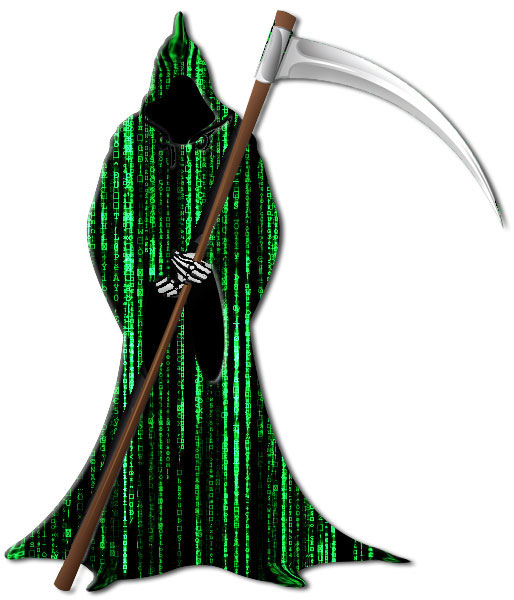 Digital Reaper with matrix robes