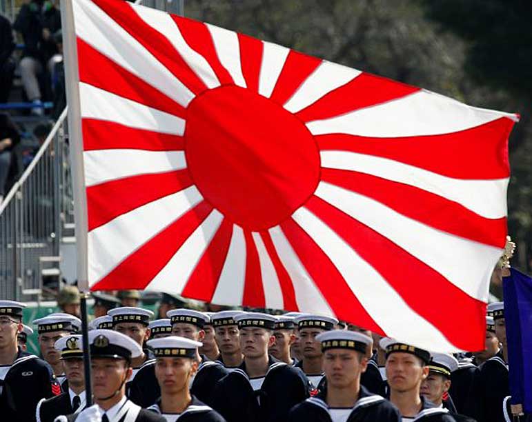 Japanese Navy with Rising Sun