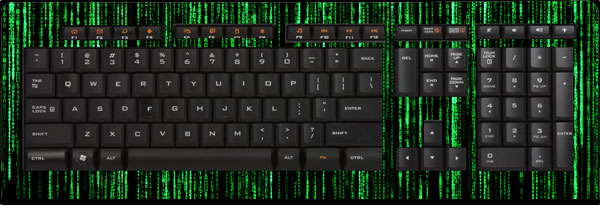 Keyboard in the Matrix