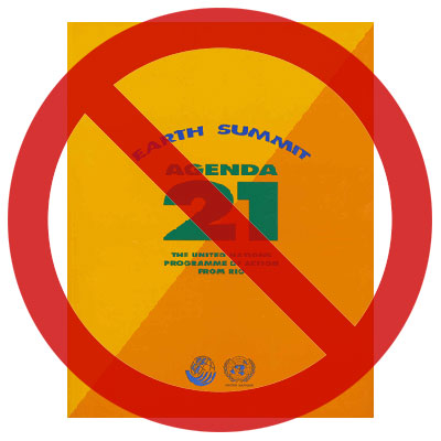 NO Agenda 21 or Agenda 30