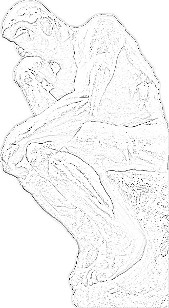 The Thinker by Rodin