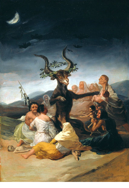 Witches Sabbath GOYA Madrid 1797-98