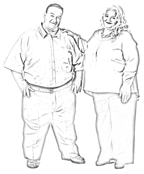 obese pair from The Sunday Mirror
