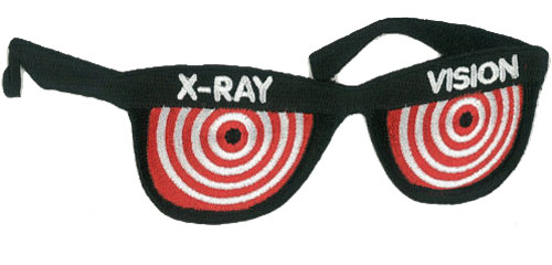 x-ray specs comic book illustration