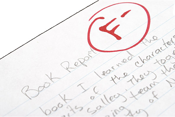 An F on the Book Report
