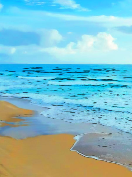 Come to the ocean even when you're broken