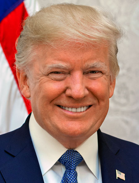 Donald Trump President of the United States of America