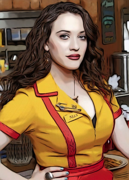Kat Denning as Max on 2 Broke Girls