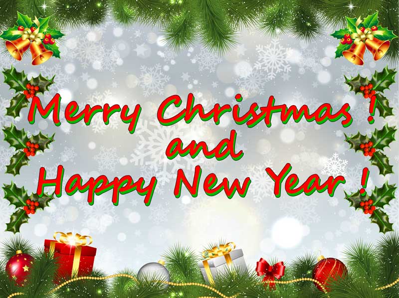 Merry Christmas and Happy New Year