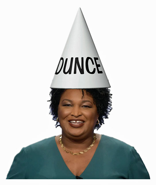 Stacey Abrams just another safe space snowflake Yale graduate