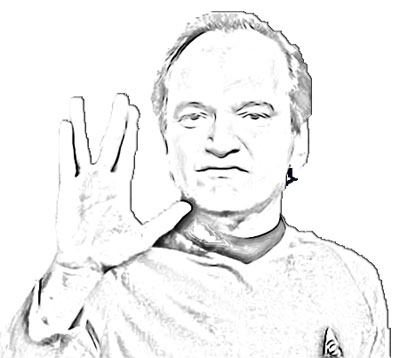 Tarrantino in Star Trek Regalia