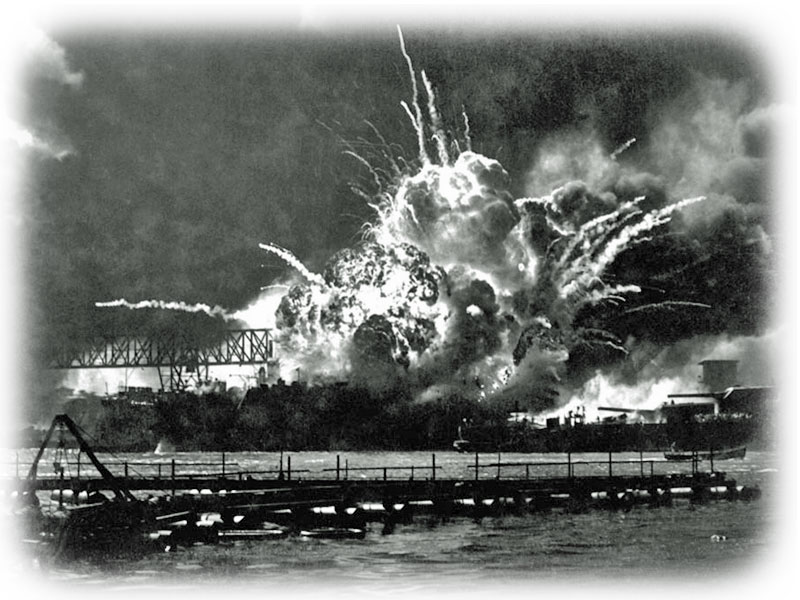 USS Shaw magazine explosion Pearl Harbor Dec 7 1941
