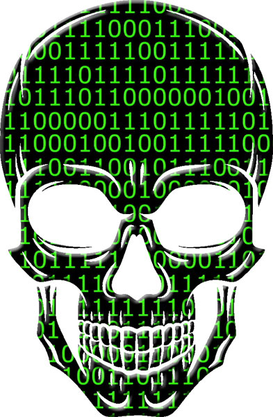 binary skull