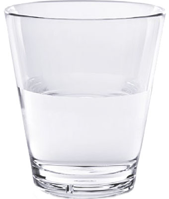 glass of water