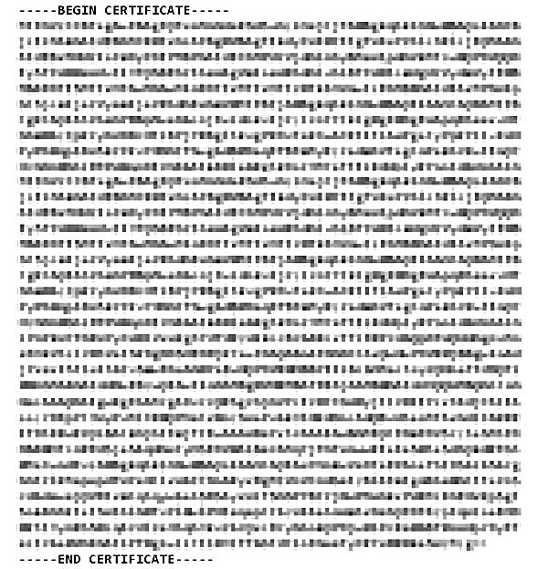 the alleged new ssl/tls cert