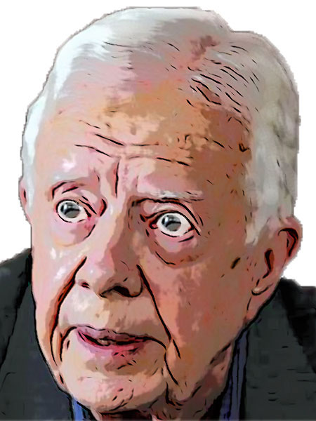 James Carter 39th president of the US and present day fool