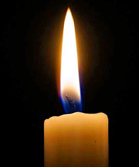 All Saints Day Candle