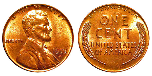 1955 US Penny