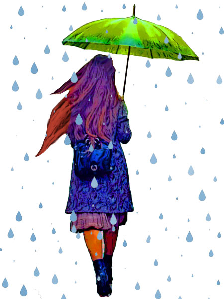 A walk in the rain
