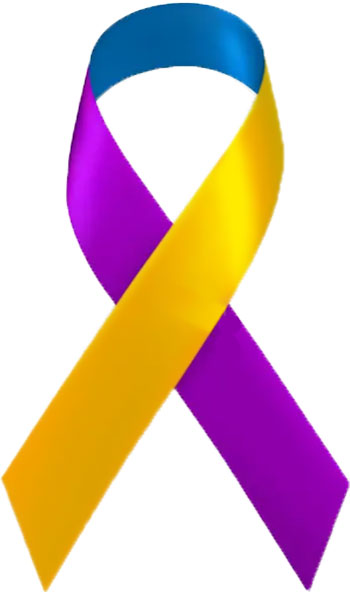 Bladder Cancer Awareness Ribbon