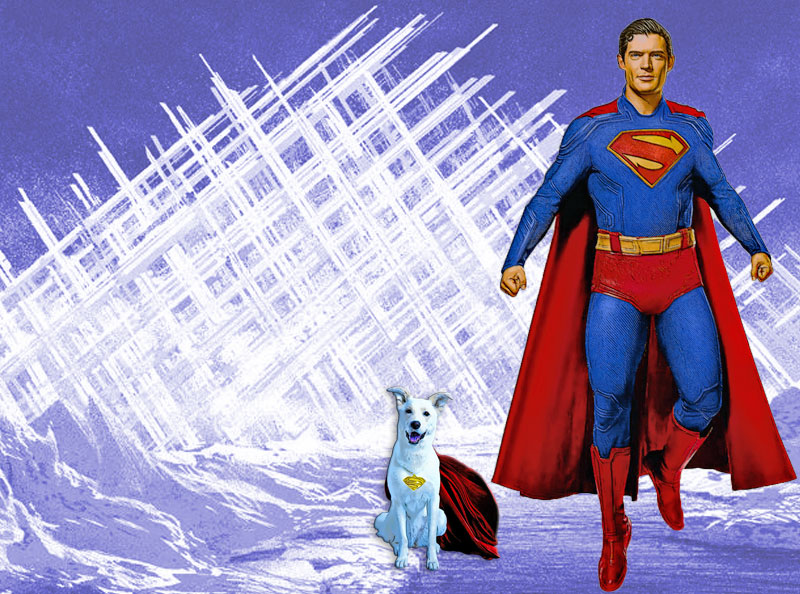 Corenswet as Superman at the Fortress