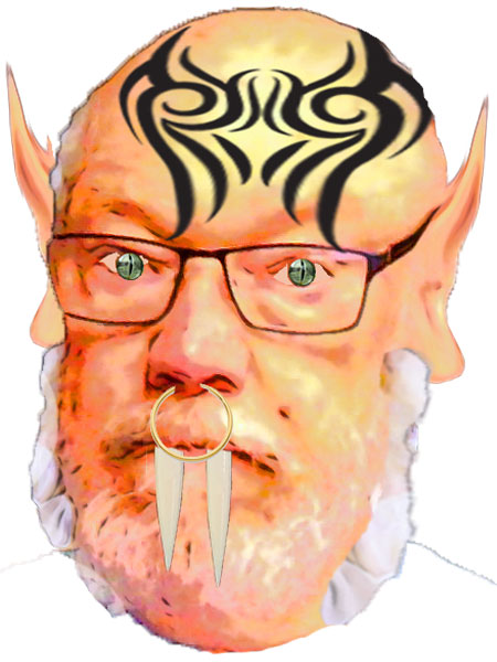 Dave as the monstrous