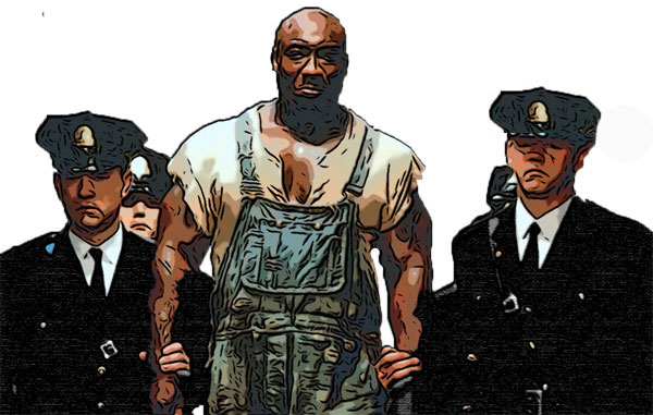 John Coffey portrayed by Michael Clarke Duncan in The Green Mile