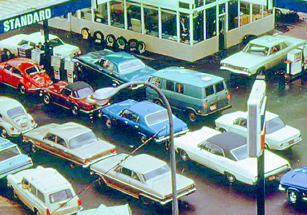 Long lines of the OPEC oil embargo