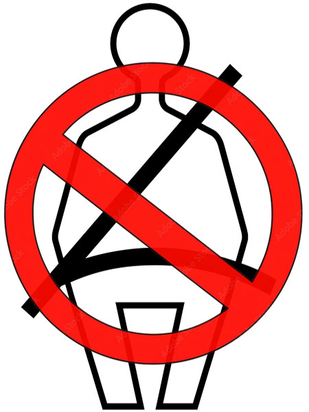 No Seat Belts