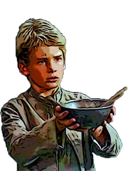 Oliver asking for more