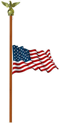 US Flag Half Staff