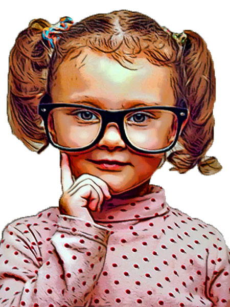 intuitive little girl