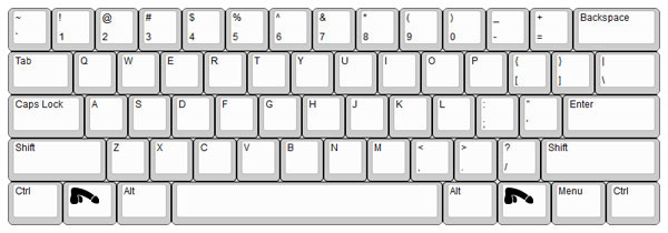 keyboard US Layout