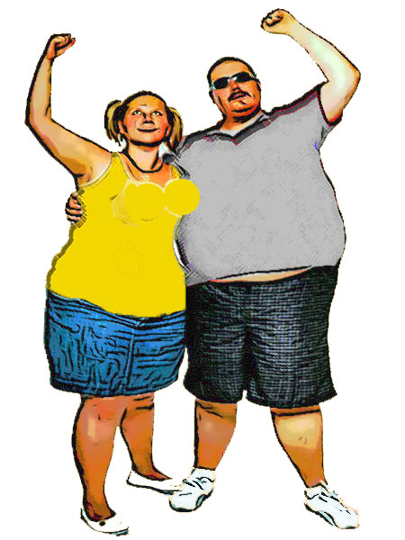 plus sized couple