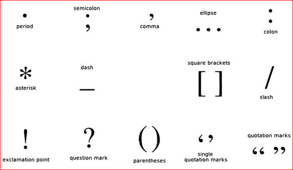 punctuation marks