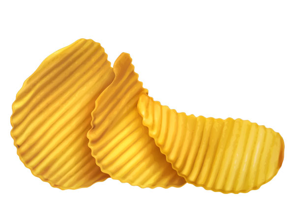 wavy potato chips